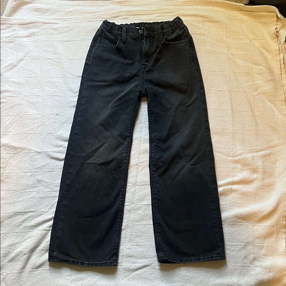 Old Navy Charcoal Wide Leg Jeans